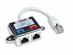 Sdoppiatore di Cavo di rete UTP/FTP Cat. 5 Cable economizer