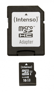 16GB Scheda MicroSD Intenso SD-HC UHS-I [3423470]