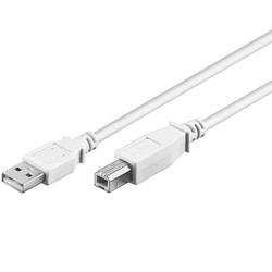 Cavo USB 2.0 A / B 1,8 m Bianco