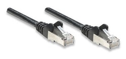 Cavo di rete Patch in Rame Cat. 6 Nero UTP 10 mt