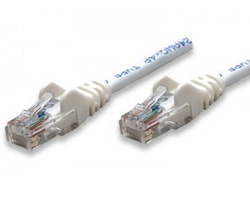 Cavo di rete Patch in CCA Cat. 6 Bianco UTP 0,5 mt
