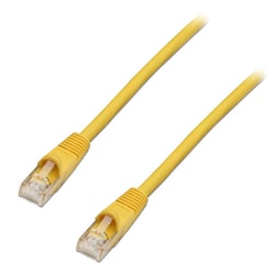 Cavo di rete Patch in Rame Cat. 6 Giallo UTP 0,5 mt