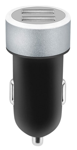 Alimentatore da auto Fosntastic usb 2 porte 2.4A Nero