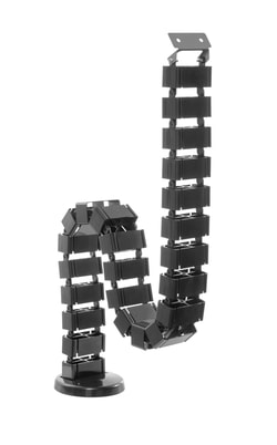 Guaina raccoglicavi flessibile Techly 1300mm nero [ISWT-CAN-6735]