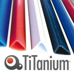 25 Dorsi rilegafogli 3MM Rosso TiTanium [DOR.RIL 3R]