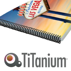 Scatola 50 dorsi metallo 10MM Silver 34 anelli TiTanium [DOR.MET 10S]