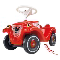 Cavalcabile Big Set con ruote silenzioso/Protezione per le scarpe Bobby Car Classic Rosso/Nero [800056106]
