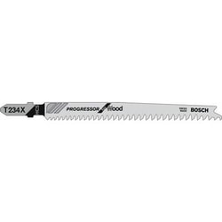 Lama per seghetto alternativo T 234 X - Progressor for Wood Bosch Accessories 2608633524 25 pz. [2608633524]