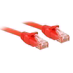 Cavo di rete Lindy Cat.6 U/UTP rosso 1m [48032]