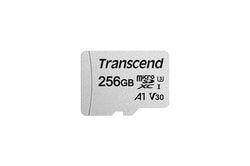 256GB Scheda MicroSD Transcend con adattatore UHS-I [TS256GUSD300S-A]