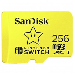 256GB Scheda SanDisk MicroSDXC 100MB Nintendo [SDSQXAO-256G-GNCZN]