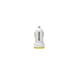 Alimentatore da auto Pantone 2.1A giallo [PT-DC1USBY]