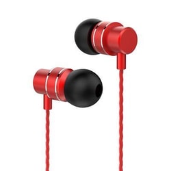 Auricolari Lenovo Metal Earbuds Red [HF118RED]