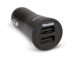 Alimentatore da auto Hamlet dual usb 17W 3.4A [XPW12U234]