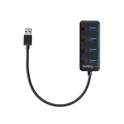Hub Usb Startech.com 4-porte com switch On/Off Individuale [HB30A4AIB]