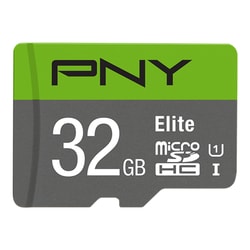 32GB Scheda MicroSDXC Pny Lite con adattatore [P-SDU32GU185GW-GE]