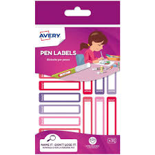Etichette Avery CF30 penne 50x10 rosa/viola [RESMI30F-UK]