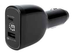 Alimentatore da Auto Manhattan 102445 con Alimentazione a 2 porte 78W