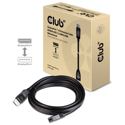 Cavo prolunga Club 3D DisplayPort 1.4 HBR3 DSC 1.2 m/f 3m 8k 60Hz Nero