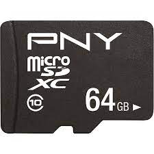 64GB Scheda Micro SD Pny Performance+ [SDU64G10PPL]