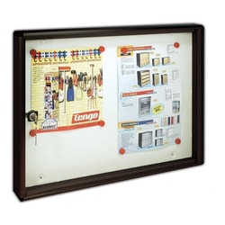 Bacheca Magnetica NOBO 4xA4 - Bianca, Ultra Piatta Con Serratura - Foto 8