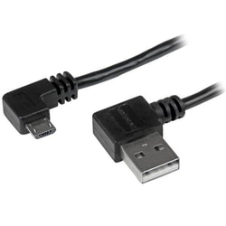 Cavo Micro-Usb Startech.com per angolo destro 2m Nero [USB2AUB2RA2M]