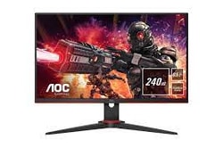 Monitor led 24'' Aoc 24G2ZE Full HD 1920x1080p 0.5ms classe F Nero [UPAOC024XS00032]