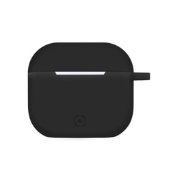 Custodia per auricolari wireless Celly per AirPods 3 Silicone Nero [AIRCASE03BK]