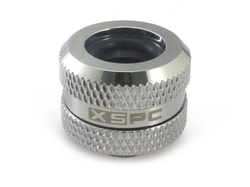 Raccordo tubo XSPC G1/4 rigido 14mm 8pz cromato