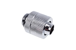 Raccordo a compressione Alphacool icicle attacco dritto G1/4 pollici AG a 13/10mm Argento cromato [17227]