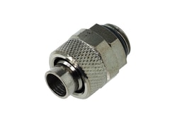 Raccordo diritto G1/4 pollici a 13/10mm nichel Nero [62115]