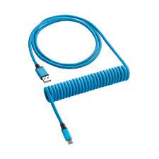 Cavo a spirale per tastiera CableMod Classic Usb-A/Usb-C 150cm Spettro blu [CM-CKCA-CLB-KLB150KLB-R]