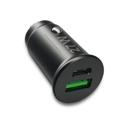 Alimentatore da auto Fontastic presa accendisigari 2usb A e C 27W Nero
