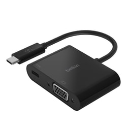 Adattatore Belkin USB C a VGA USB 3.2 Gen 1 (3.1 Gen 1)/60W (PD)/Nero [AVC001BTBK]