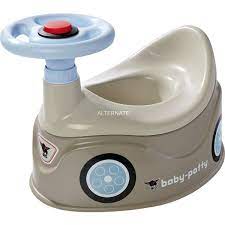 Vasino Big Baby-Potty 43x31x28cm/Grigio/Blu [800054801]