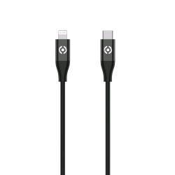 Cavo usb Celly Usb-c fulminante/Power Delivery/60W/1.5m/Nero [USBCLIGHTCOLBK]