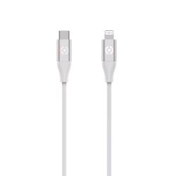 Cavo usb Celly Usb-c fulminante/Power Delivery/60W/1.5m/Bianco [USBCLIGHTCOLWH]