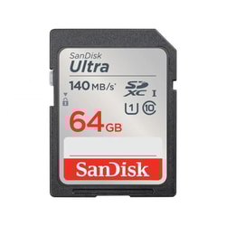 64GB Scheda MicroSDXC SanDisk Ultra Nero [SDSDUNB-064G-GN6IN]