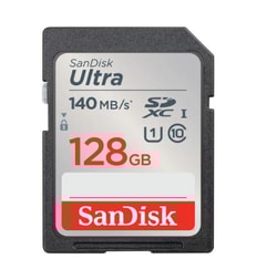 128GB Scheda MicroSDXC SanDisk Ultra 140 MB/s SDXC [SDSDUNB-128G-GN6IN]