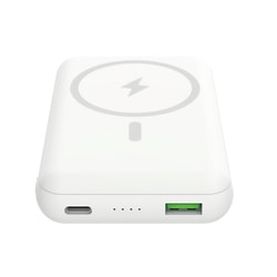Batteria portatile Celly MagSafe wireless powerbank 10000mAh Bianco [MAGPB10000WH]