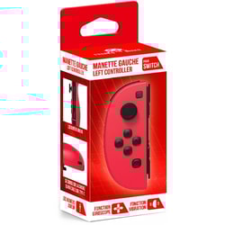 Controller Joycon sinistro Freaks and Geeks per Nintendo Switch Rosso luminoso