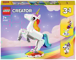 Gioco creativo Lego Creator 3in1 Unicorno magico 145pz [31140]