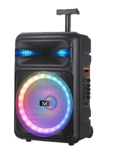 Altoparlante Majestic Fire T6 Bluetooth con luci LED Nero [116106BK]