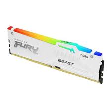 Ram DIMM DDR5 16GB Kingston D5 SDRAM DDR5 5200-40 bestia RGB expo KFY AMD Bianco [KF552C36BWEA-16]