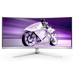 Monitor led 34'' Philips 34M2C8600 Wide Quad HD 3440x1440p 0.1ms classe G Bianco [34M2C8600/00]