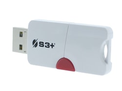 Pen drive 128GB S3+ Space+ Usb 3.0 Rosso/Bianco [S3PD3003128BK-R]