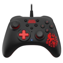 Controller Hori Horipad Turbo Mario per Nintendo Switch Nero/Rosso [NSW-462U]