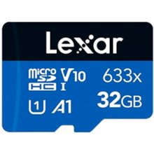 32GB Scheda di memoria Lexar 633x microSDHC UHS-I Blu/Nero [933055]