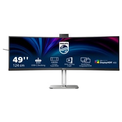 Monitor Led 48.8'' Philips 49B2U5900CH Quad HD 5120x1440p 4ms classe F Nero [49B2U5900CH/00]
