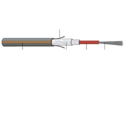 Cavo ottico Datwyler OM4 Outdoor zggt 24 fibre 50/125 fca Nero [19216700FZ]